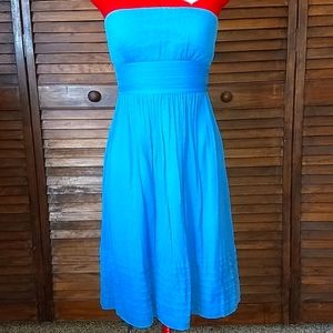Strapless Silk Dress